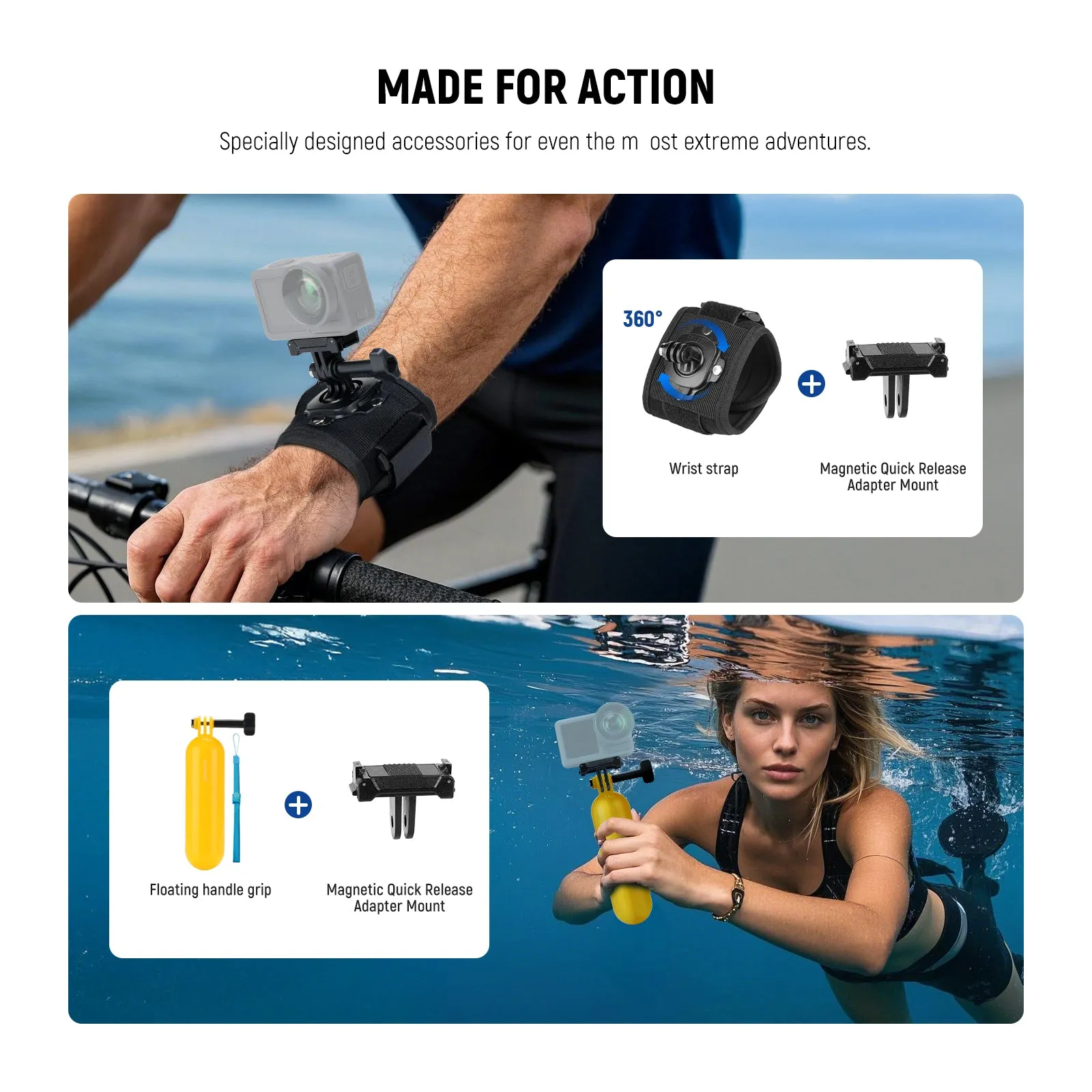 NEEWER GP-51 35 in 1 Action Camera Accessories