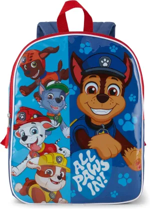 Nickelodeon Paw Patrol Backpack for Kids 15" | Cool Bookbag for Boys | Padded Straps & Large Zip Compartment | Back to School Supplies
