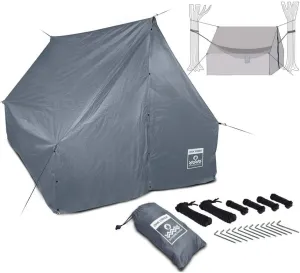Oak Creek Advanced Hammock Rain Fly. 110 Inch Multipurpose Rainfly for Hammocks. Provides Protection from The Elements. Lightweight Waterproof Tarp Works with Any Camping Hammock