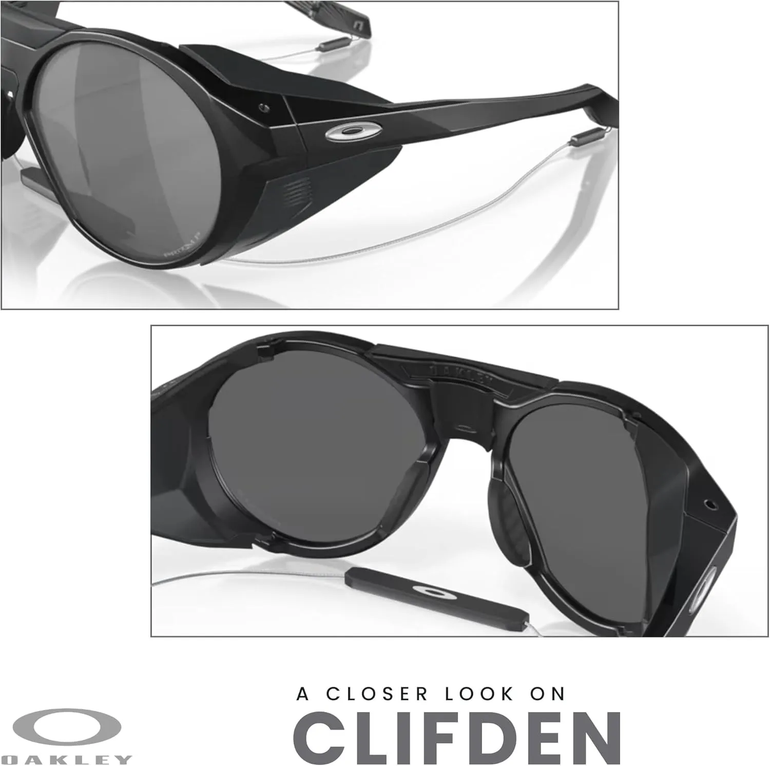 Oakley Clifden OO9440 Round Sunglasses for Men   BUNDLE With Designer iWear Eyewear Kit