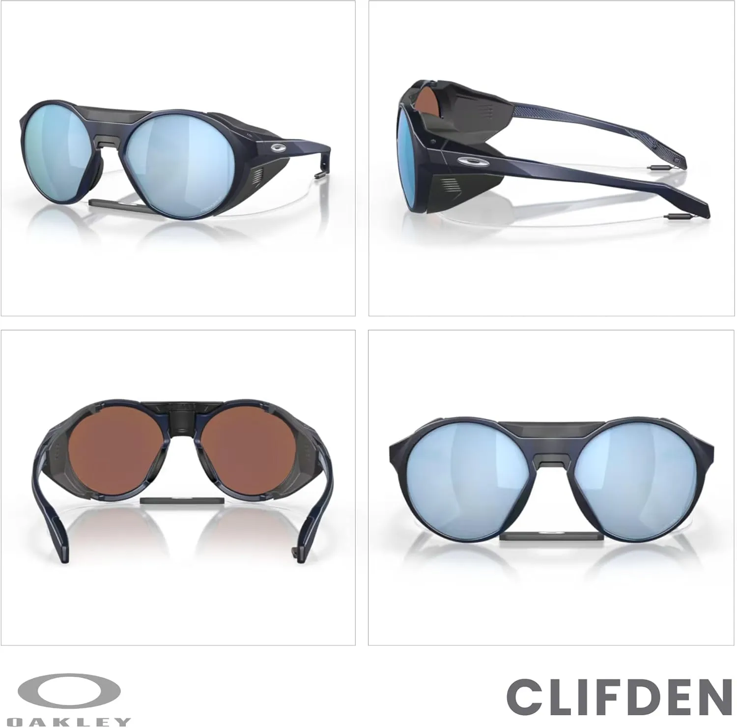 Oakley Clifden OO9440 Round Sunglasses for Men   BUNDLE With Designer iWear Eyewear Kit
