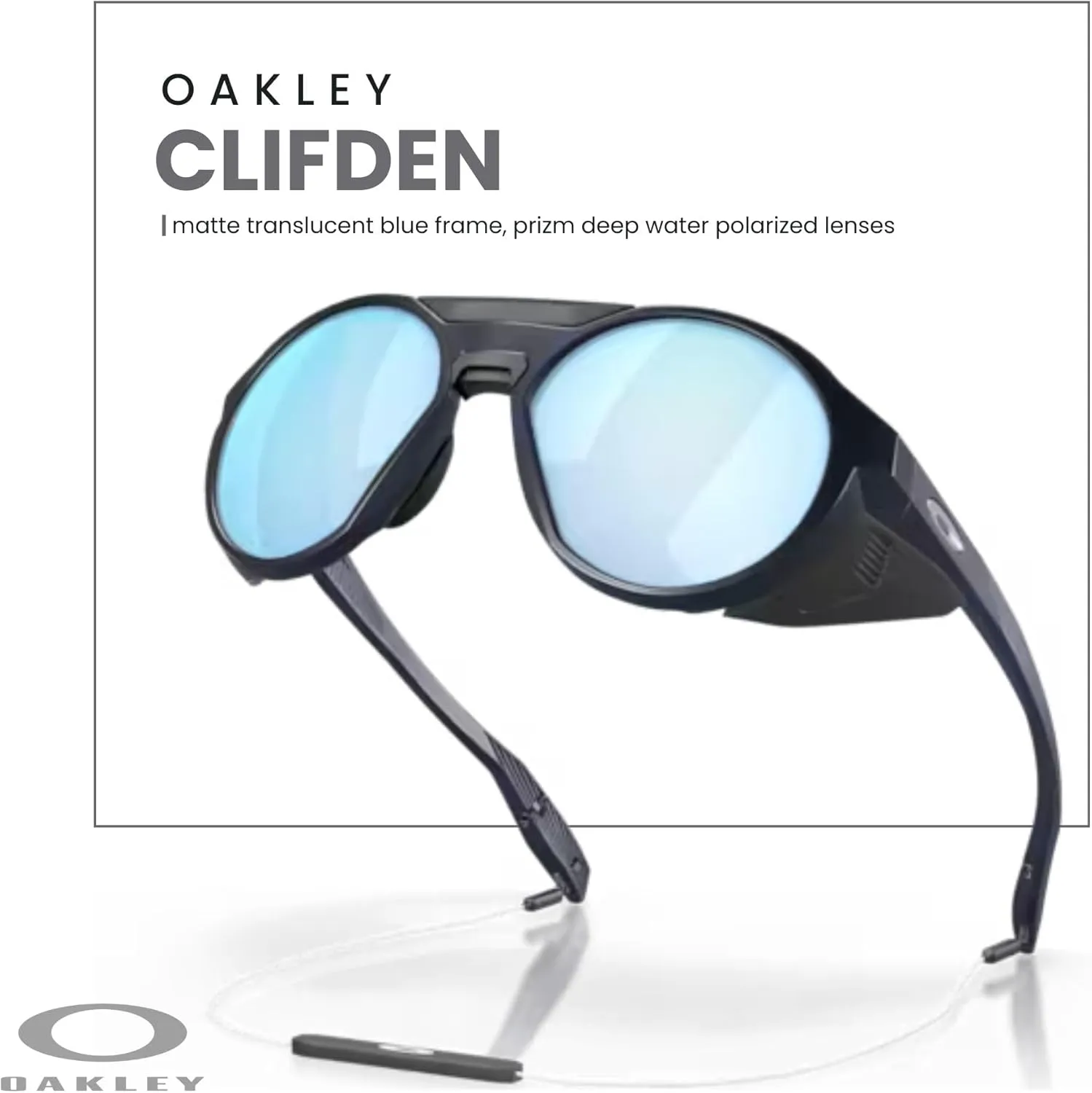 Oakley Clifden OO9440 Round Sunglasses for Men   BUNDLE With Designer iWear Eyewear Kit