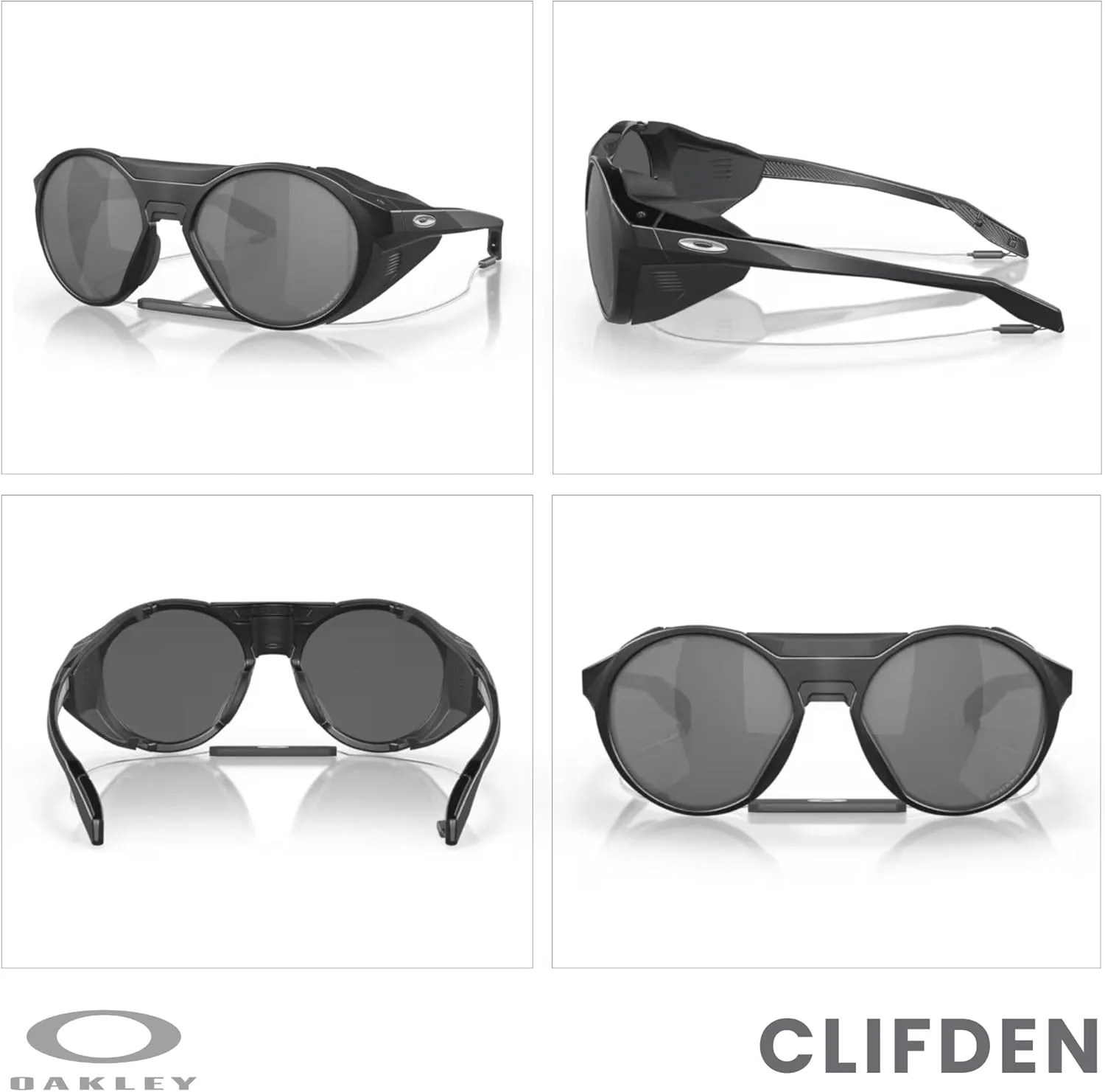 Oakley Clifden OO9440 Round Sunglasses for Men   BUNDLE With Designer iWear Eyewear Kit