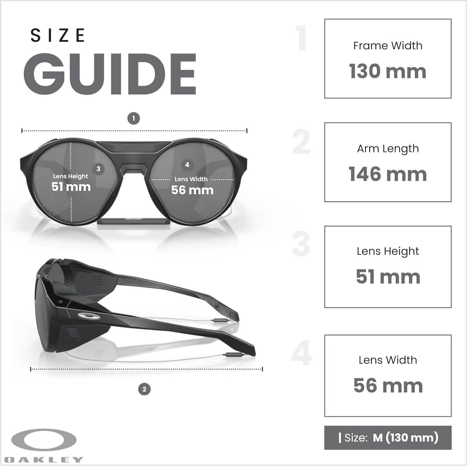 Oakley Clifden OO9440 Round Sunglasses for Men   BUNDLE With Designer iWear Eyewear Kit