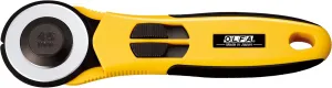 OLFA 45mm Quick-Change Rotary Cutter (RTY-2/NS) - Rotary Fabric Cutter w/Split Blade Cover for Crafts, Sewing, Quilting, Replacement Blade: OLFA RB45-1