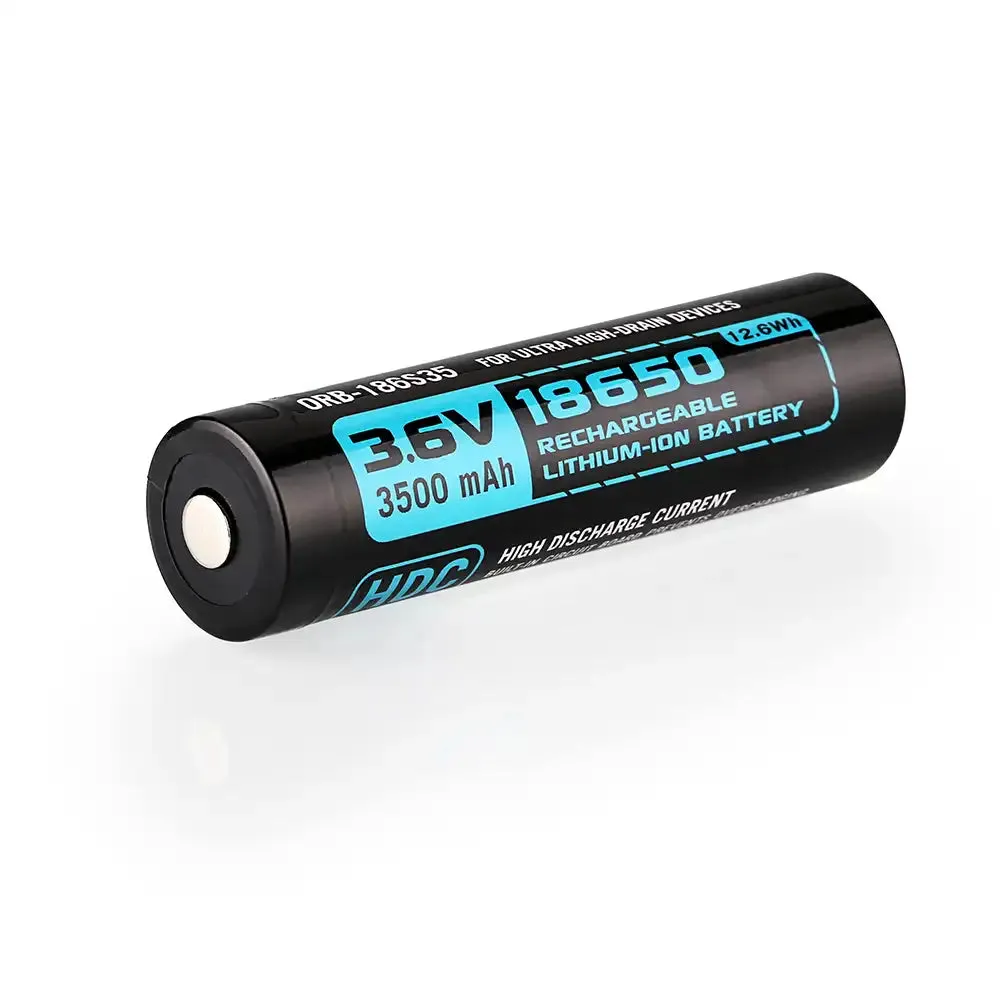 Olight 3500mAh 18650 protected Li-ion rechargeable battery ORB-186S35