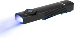 OLIGHT Arkfeld UV Rechargeable EDC Flashlight, 1000 Lumens White LED and 365nm Blacklight Combo for Outdoors, Emergency, Working, Pet Urine Detection (Black NW)
