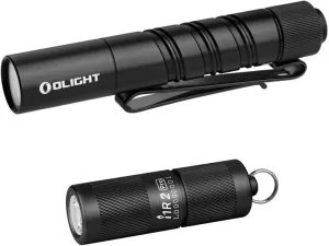 OLIGHT I3T 2 EOS Pocket EDC Flashlight Bundle with I1R 2 Pro 180 Lumens EDC Rechargeable Keychain Flash Light