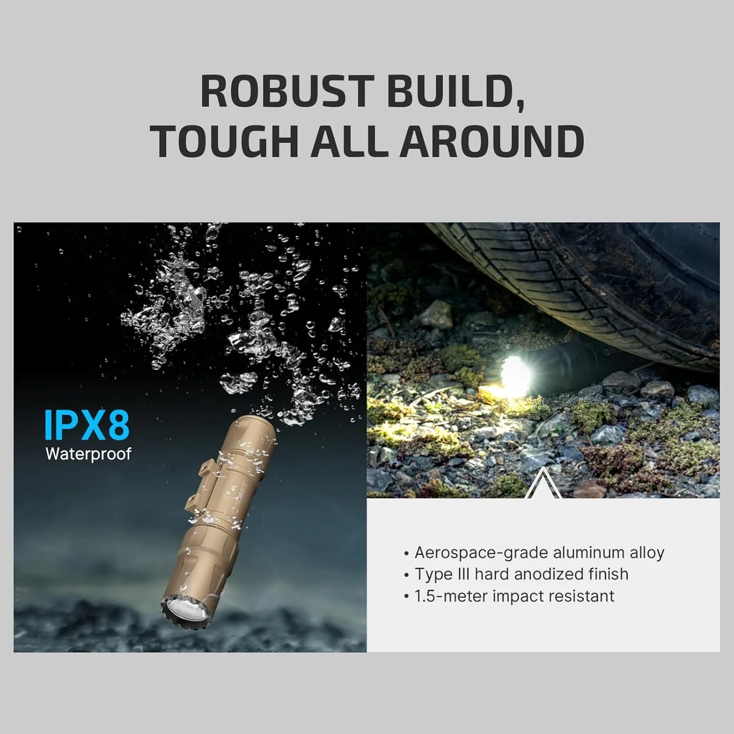 OLIGHT Odin S 1500 Lumens Picatinny Rail Mounted Weaponlight Rechargeable Tactical Flashlight with Upgraded Remote Pressure Switch, 250 Meters Throw Distance, IPX8 Waterproof (Black)