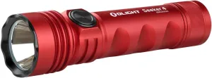 OLIGHT Seeker 4 Rechargeable Bright Flashlights, 3100 Lumens High Powerful Flash Light with USB-C Charging, 400 Meters Long Rage LED for Emergency, Camping, and Law Enforcement (Red)