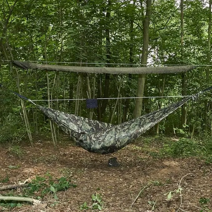 Onewind Tarp Sleeve 12ft, Camping Rain Fly Snakeskin for Tarp Easy Storage and Display, Lightweight and Breathable for Outdoor Camping, Hiking and Backpacking, 6ft×2pieces, OD Green