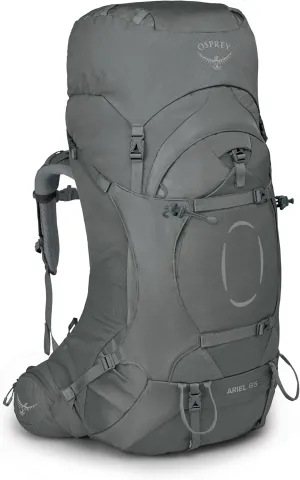 Osprey Ariel 65L Women's Backpacking Backpack, Medium Gray, WM/L
