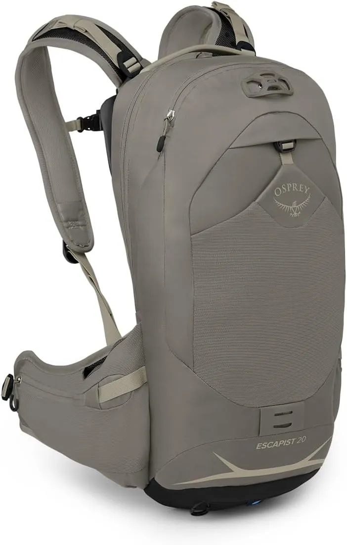 Osprey Escapist 20L Biking Backpack, Tan Concrete, Small/Medium