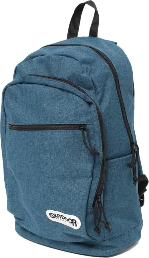 Outdoor Products Heather Tex Backpack, Heathered, A4 Storage, PC Storage, Large Capacity, 4.9 gal (19 L), 36. Heather Navy