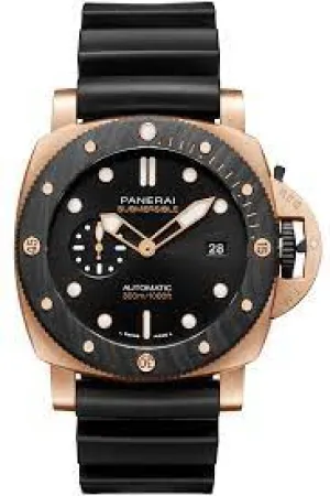 Panerai Submersible Quarantaquattro in Rose gold and Carbon 44mm