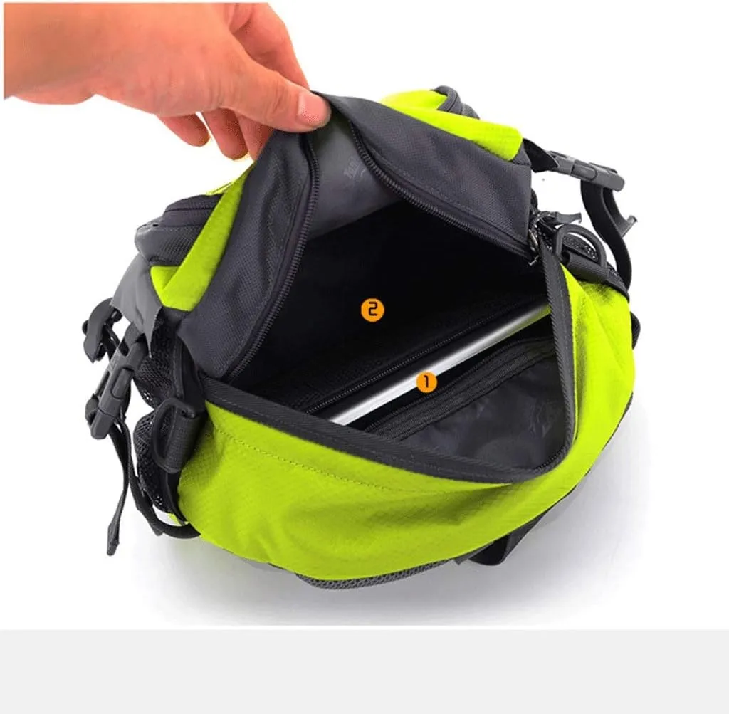 Pocket Bike Cycling Large Capacity Kettle Waist Bag Outdoor Sports Multifunction Bag Men And Women Travel Backpack(D)