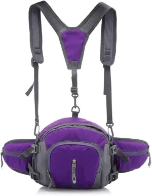 Pocket Bike Cycling Large Capacity Kettle Waist Bag Outdoor Sports Multifunction Bag Men And Women Travel Backpack(E)