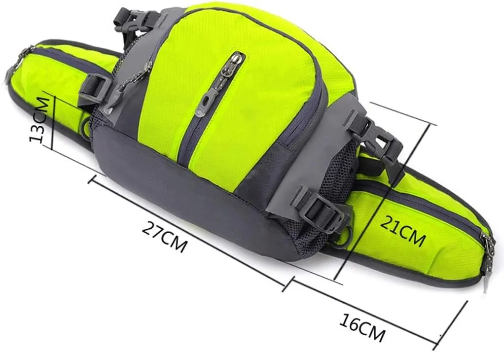 Pocket Bike Cycling Large Capacity Kettle Waist Bag Outdoor Sports Multifunction Bag Men And Women Travel Backpack(E)