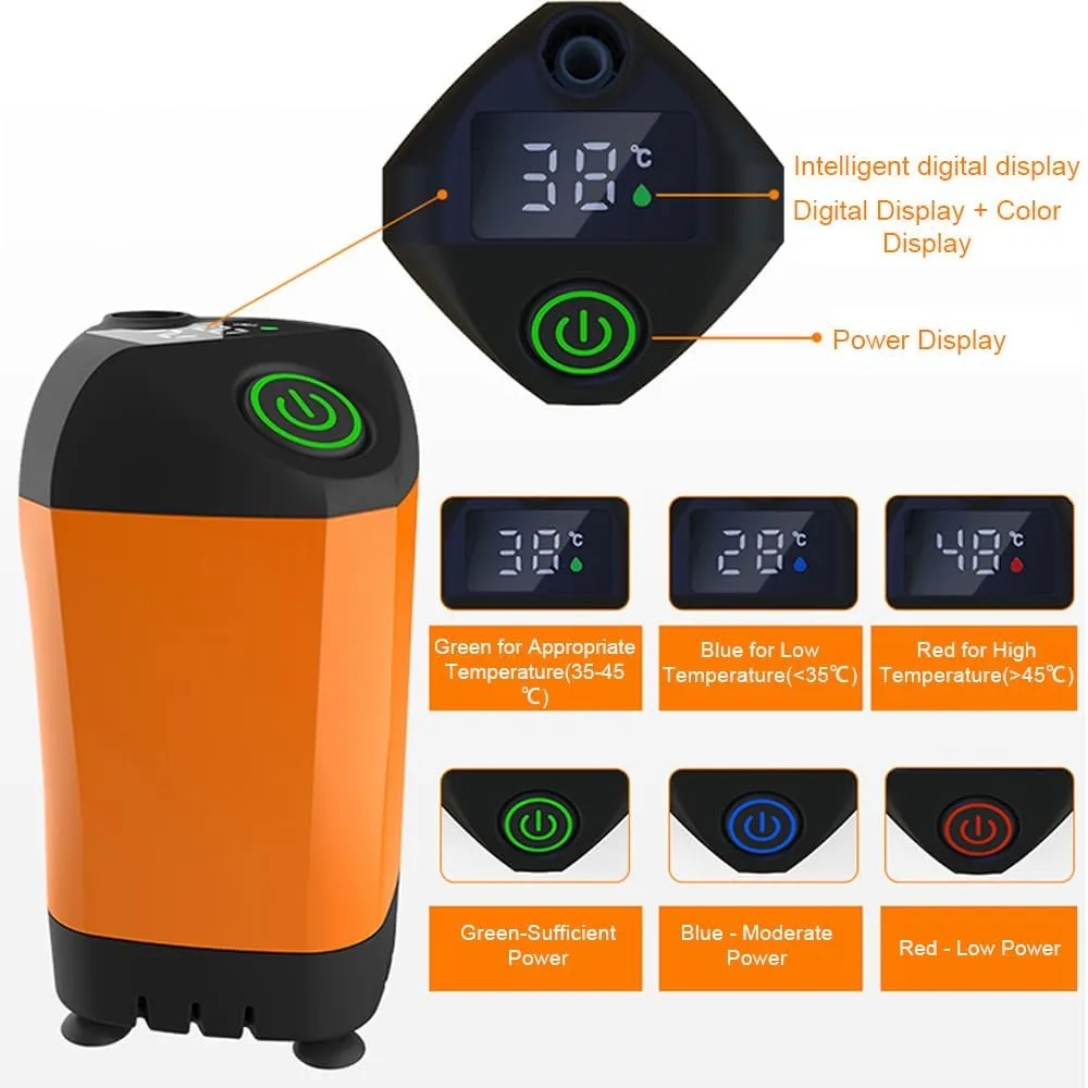 Portable Shower for Camping Electric Shower Pump IPX7 Waterproof for Camping Hiking Backpacking RV Travel Beach Pet Watering Outdoor Shower Kit