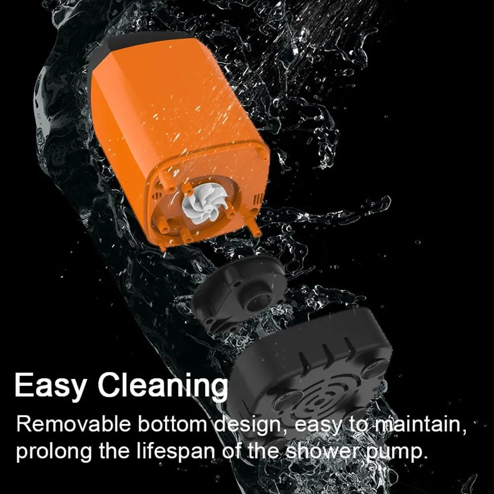 Portable Shower for Camping Electric Shower Pump IPX7 Waterproof for Camping Hiking Backpacking RV Travel Beach Pet Watering Outdoor Shower Kit