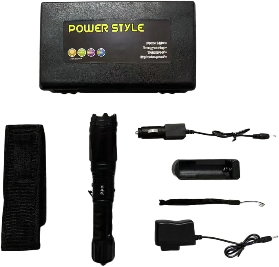 Power Style Tactical Flashlight – Rugged Utility with Emergency-Ready Performance