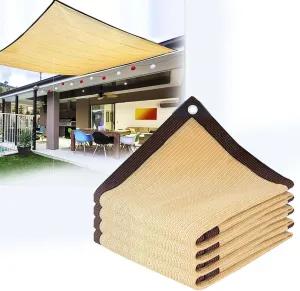 Premium Sun Shade Netting 2x2m & 3x5m - UV Block Garden Mesh Tarp, Privacy Screen, Outdoor Sunscreen for Plants, Camping, Carports & Terraces (16.4ft x 29.5ft)