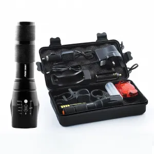 PROBE SHINY Bike Bicycle Accessory Bike Bicycle Cycling T6 LED Tactical Flashlight Military Zoomable Torch 18650/AAA  A20