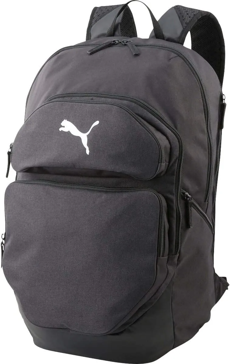 Puma 079267 Gym Training Backpack, 11.9 gal (45 L), Spring and Summer 23 Color, Black/Medium, Gray, Heather (02)