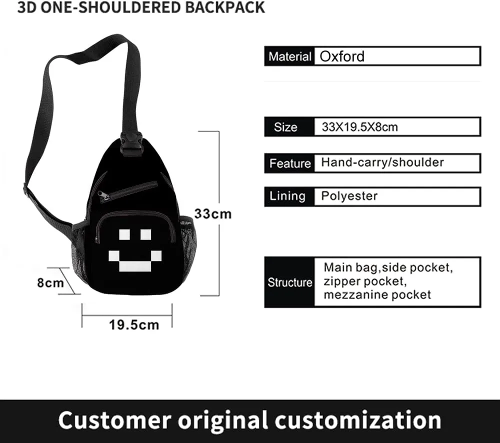 Quackity From Las Nevadas Merch Backpack Cosplay Backpack Three Piece Travel Backpack (Suit2)