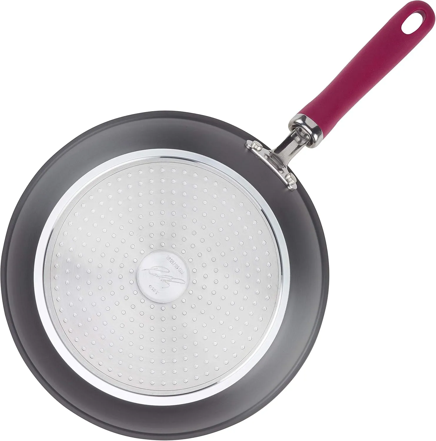 Rachael Ray Create Delicious Deep Hard Anodized Nonstick Frying Pan / Fry Pan / Hard Anodized Skillet - 10.25 Inch, Gray
