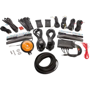 RAVEK Turn Signal Kit - White Running Light - Kawasaki Mule 67-100