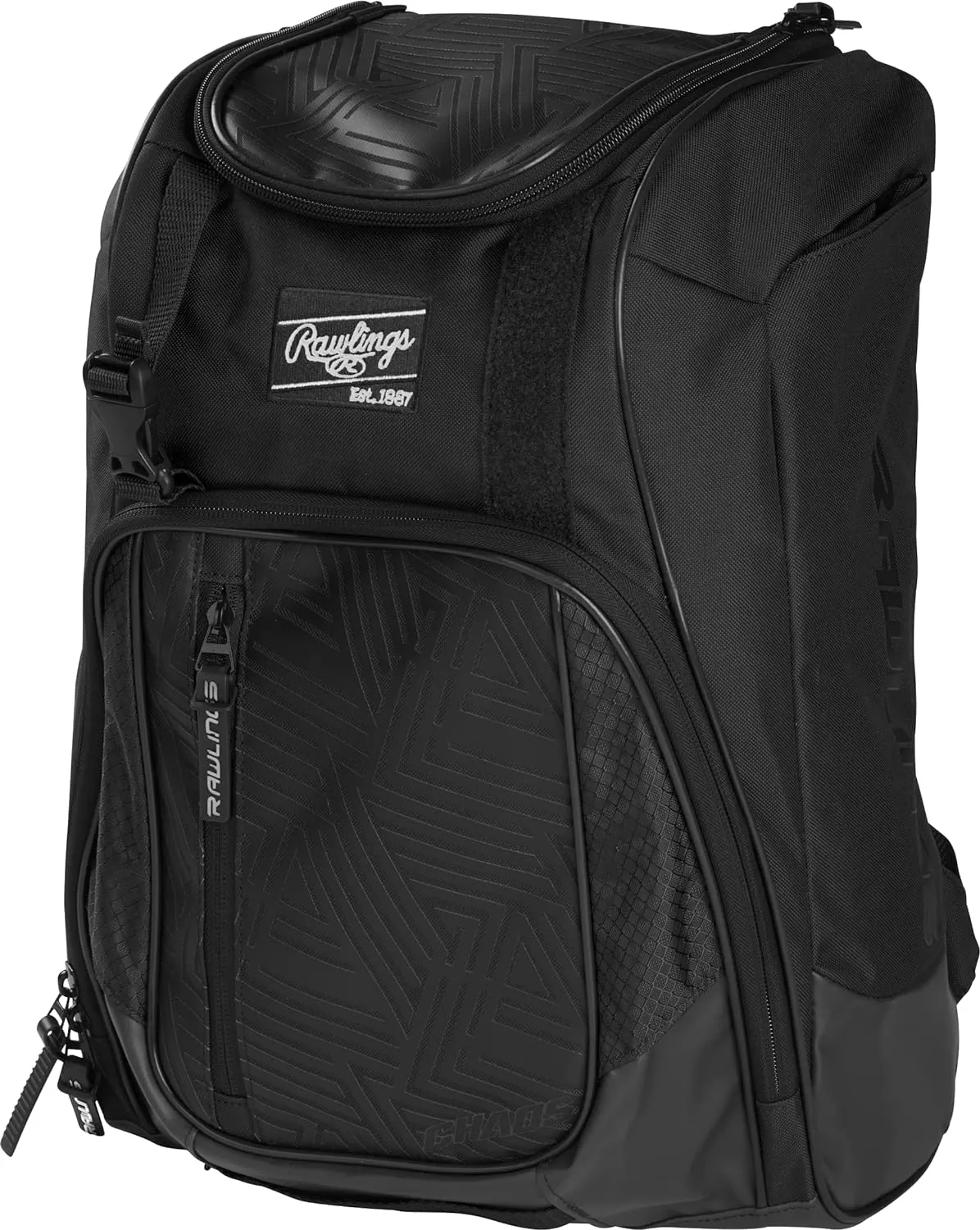 Rawlings | CHAOS Backpack Bag Series | T-Ball & Youth | Baseball & Fastpitch Softball | Multiple Colors
