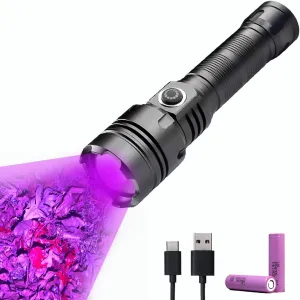 Rechargeable Blood Tracking Light for Night Hunting 2000 Lumens Blood Trail Tracking Flashlight Gifts for Hunter (Rechargeable Blood Tracking Light)