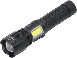Rechargeable Flashlight, 500 Lumens IPX4 waterproof LED Flashlight, Zoomable Handheld Flashlights for Emergency Camping Hiking Biking