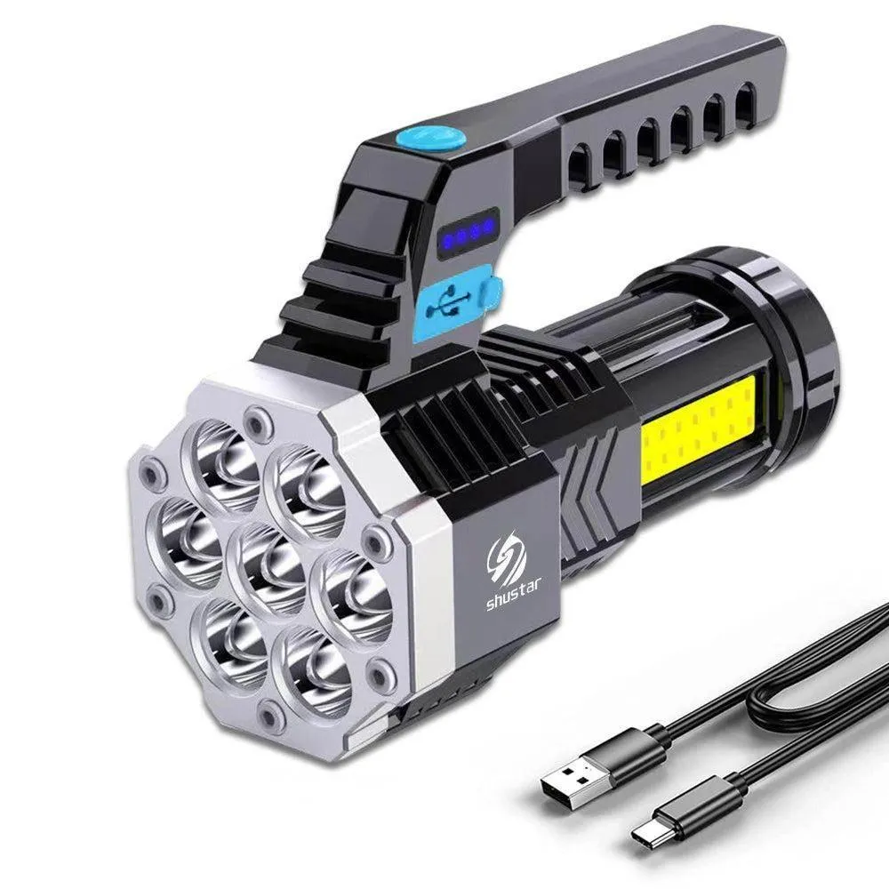 Rechargeable LED Flashlight - High-Power Super Bright Torch