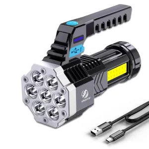 Rechargeable LED Flashlight - High-Power Super Bright Torch
