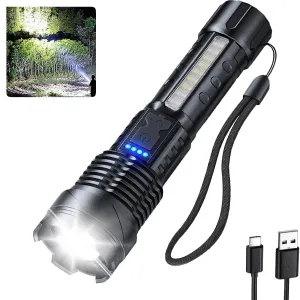 Rechargeable Waterproof Led Tactical Flashlight