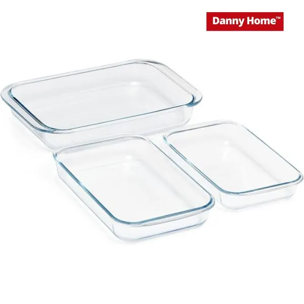 Rectangular Baking Pan 3-pcs Set