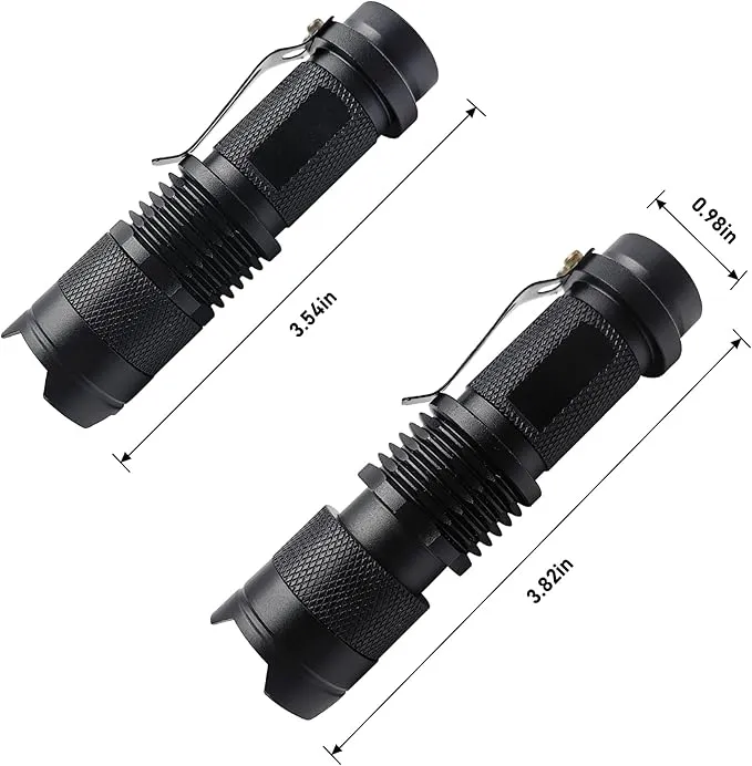 Red Light Flashlight, Single Mode Mini LED Flashlight for Astronomy, Aviation, Outdoor Activities, Night Observation