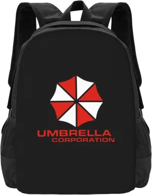 Resident Umbrella Evil Corp Symbol Travel backpack Woman'S Mens Outdoor Bag Large Capacity Sports Travel Work Leisure Fashion Bag