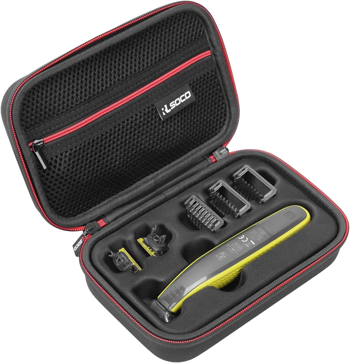 RLSOCO Hard Case Compatible with Philips Norelco OneBlade 360 Face & OneBlade,Fits for Philips QP2724/90,QP2520/90,QP2834/70,QP2630/70,QP2515/49 Hybrid Electric Beard Trimmer and Shaver (Case Only)