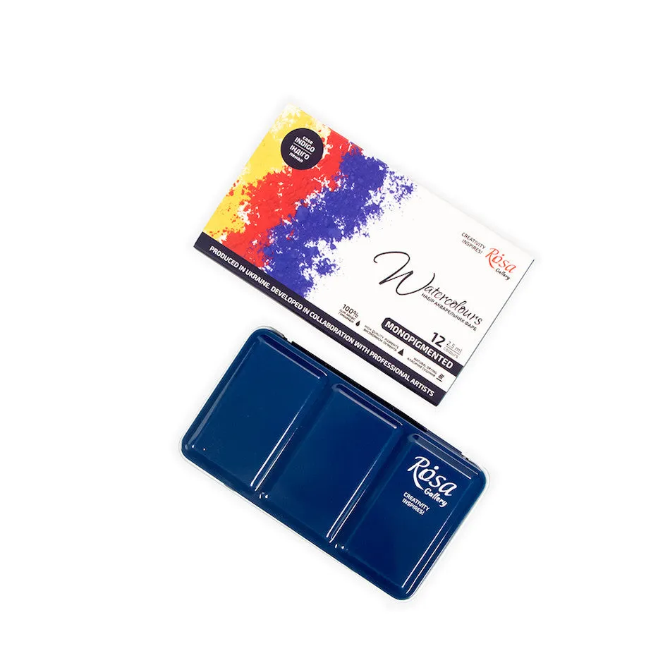 Rosa Watercolour Full Pan Monopigmented Set of 12