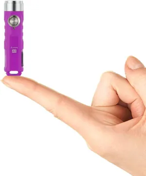 RovyVon Aurora A1 G4 Rechargeable Keychain Flashlights USB C, 650lumens Bright Mini EDC Flashlight IPx6 Multi Functions Small Pocket Flashlight, Outdoor Camping Essentials EDC Gear for Men Women