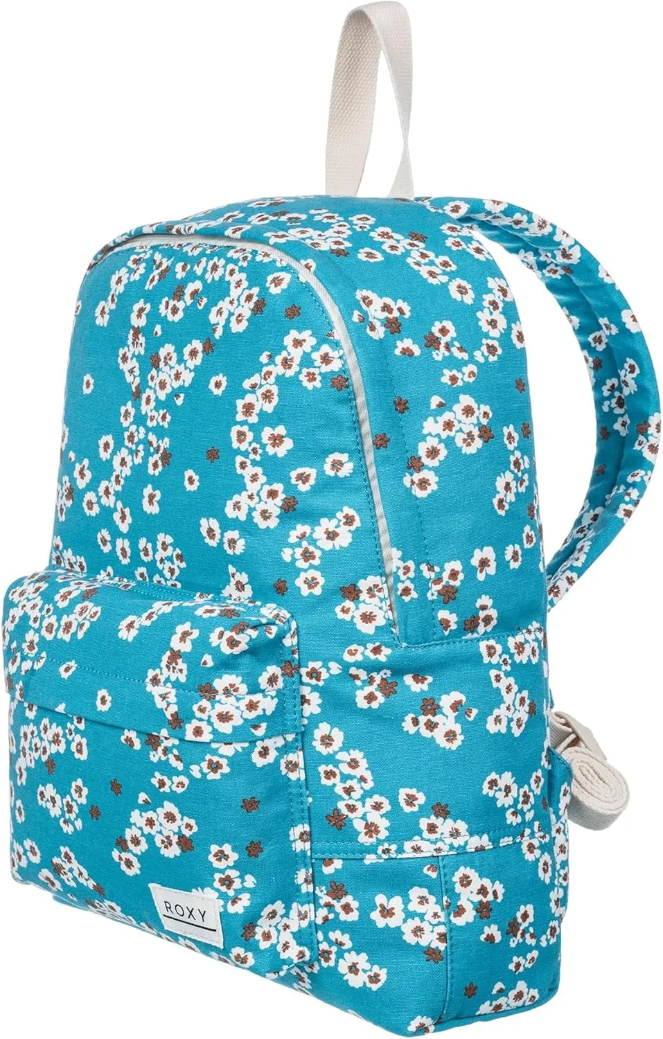 Roxy Women's Sugar Baby Backpack | Travel |Vacation | Work | Everyday Carry | 16L Capacity, Maui Blue Margarita, One Size