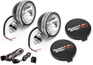 Rugged Ridge Light Kit | 6" Housing, 2-Piece | 15207.51 | Fits 1999-2025 Jeep Universal