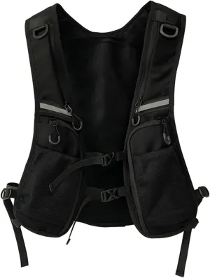 Running Vest Safe Reflective Running Backpack Lightweight ＆ Breathable Marathon Vest with Front Pockets ＆ Adjustable Strap for Hiking Camping Marathon Cycling RaceRunning