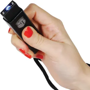 Safety Technology 10 Million Volt Rechargeable Slider Self Defense Stun Gun Flashlight Keychain