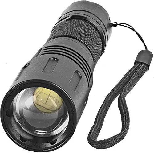 Safety Technology 3000 Lumens LED Zoomable Flashlight