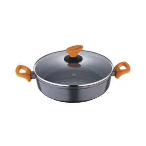 San Ignacio 28cm Forged Shallow Pan With Lid SGN2288