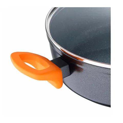 San Ignacio 28cm Forged Shallow Pan With Lid SGN2288